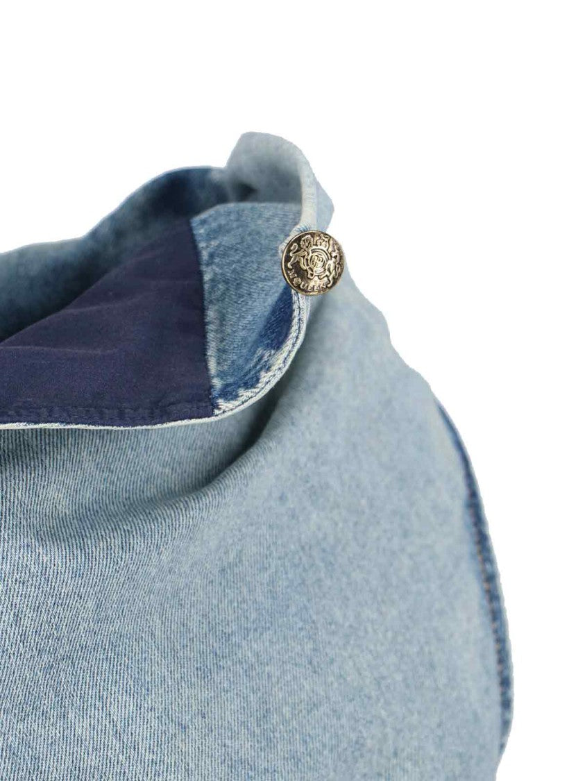 Alexander Mcqueen Midi Dress – Light Blue