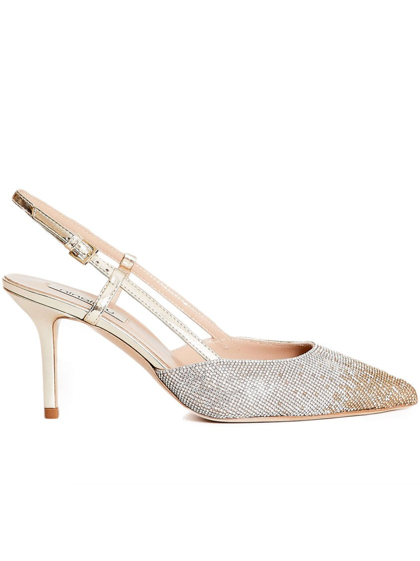 Ninalilou Slingback Strass 75Mm Heel Pumps