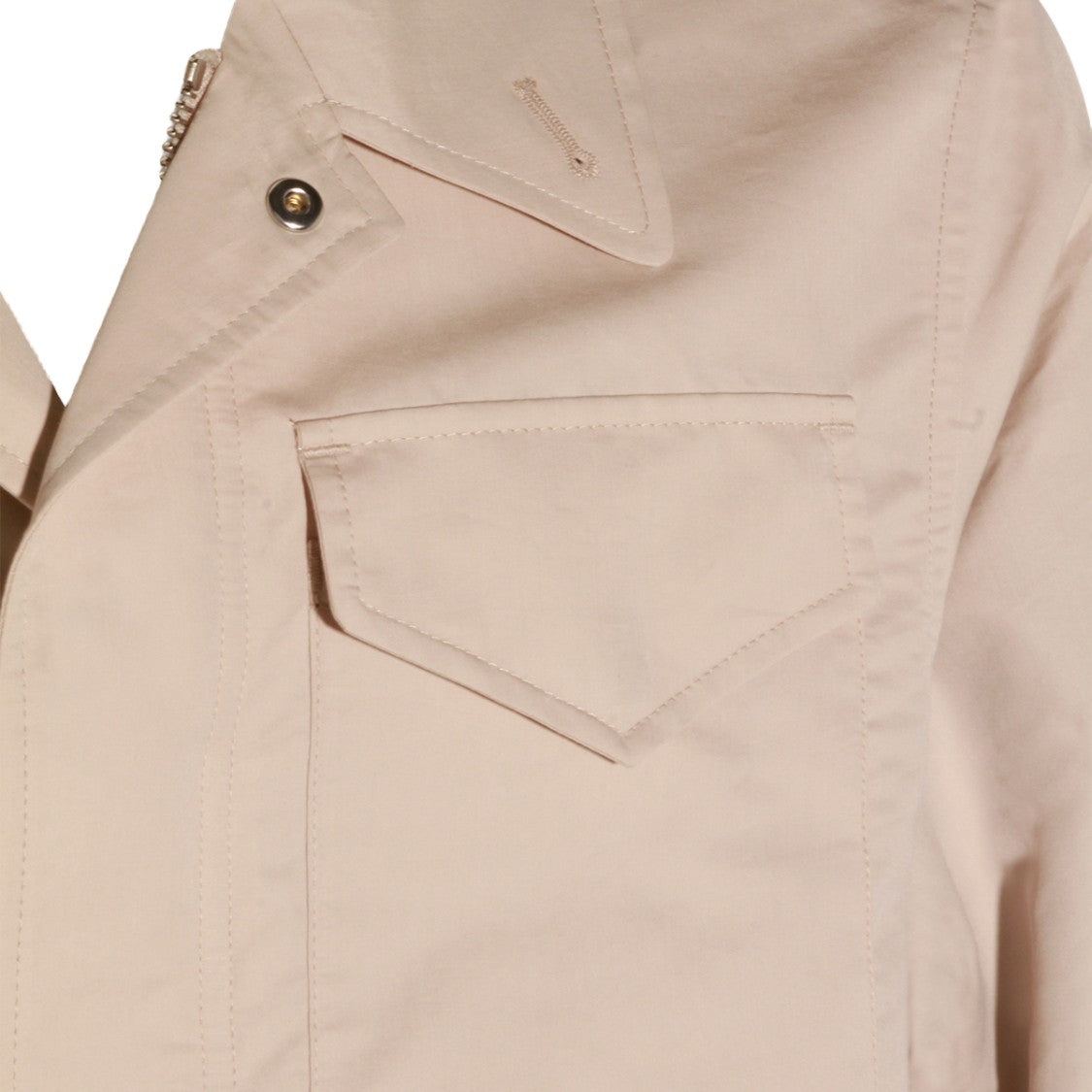 Eleventy Tailored Sand Jacket With Structured Collar