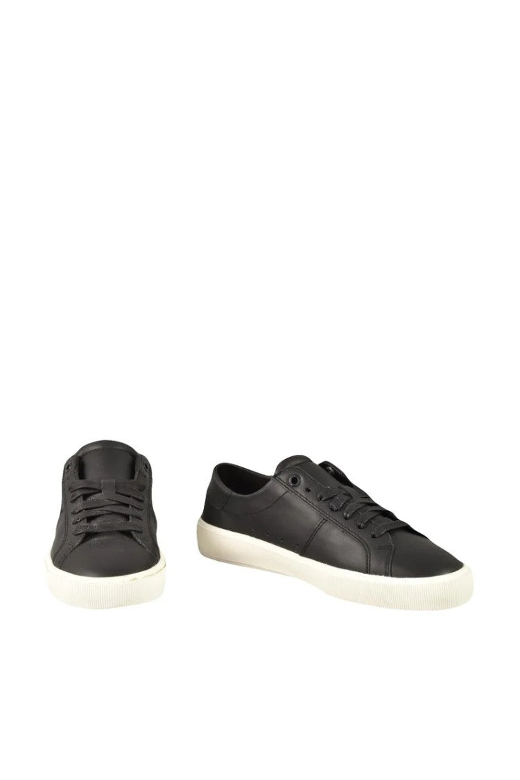 Diesel Black Low-Top Leather Sneakers