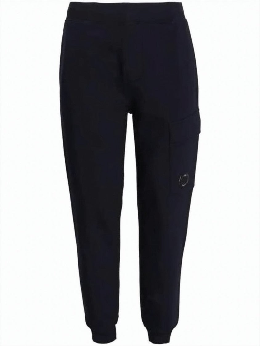 C.P. Company Tapered Jogger Pants With Ribbed Cuffs And Cargo Pocket
