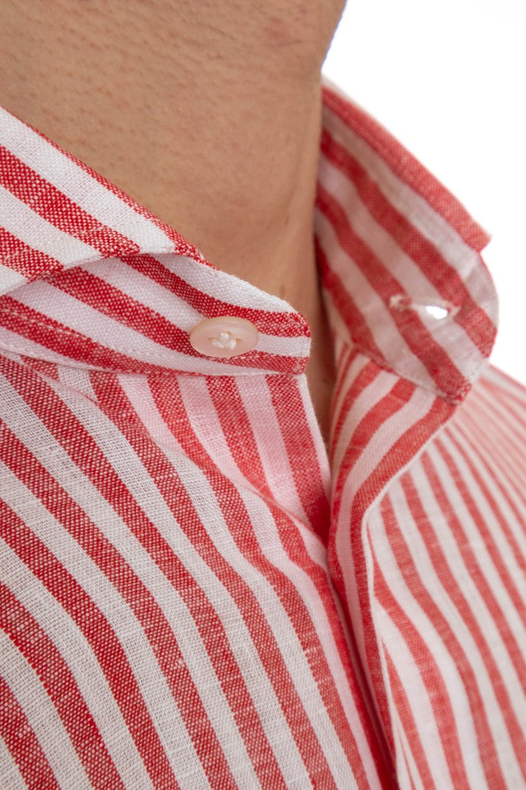 Borriello Striped Linen Tailored Shirt