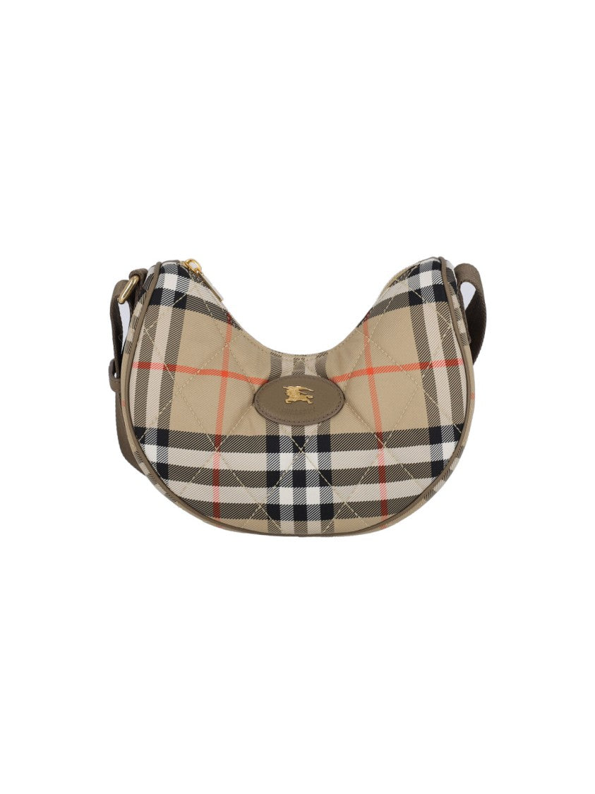 Burberry "Horsehoe" Shoulder Bag – Beige