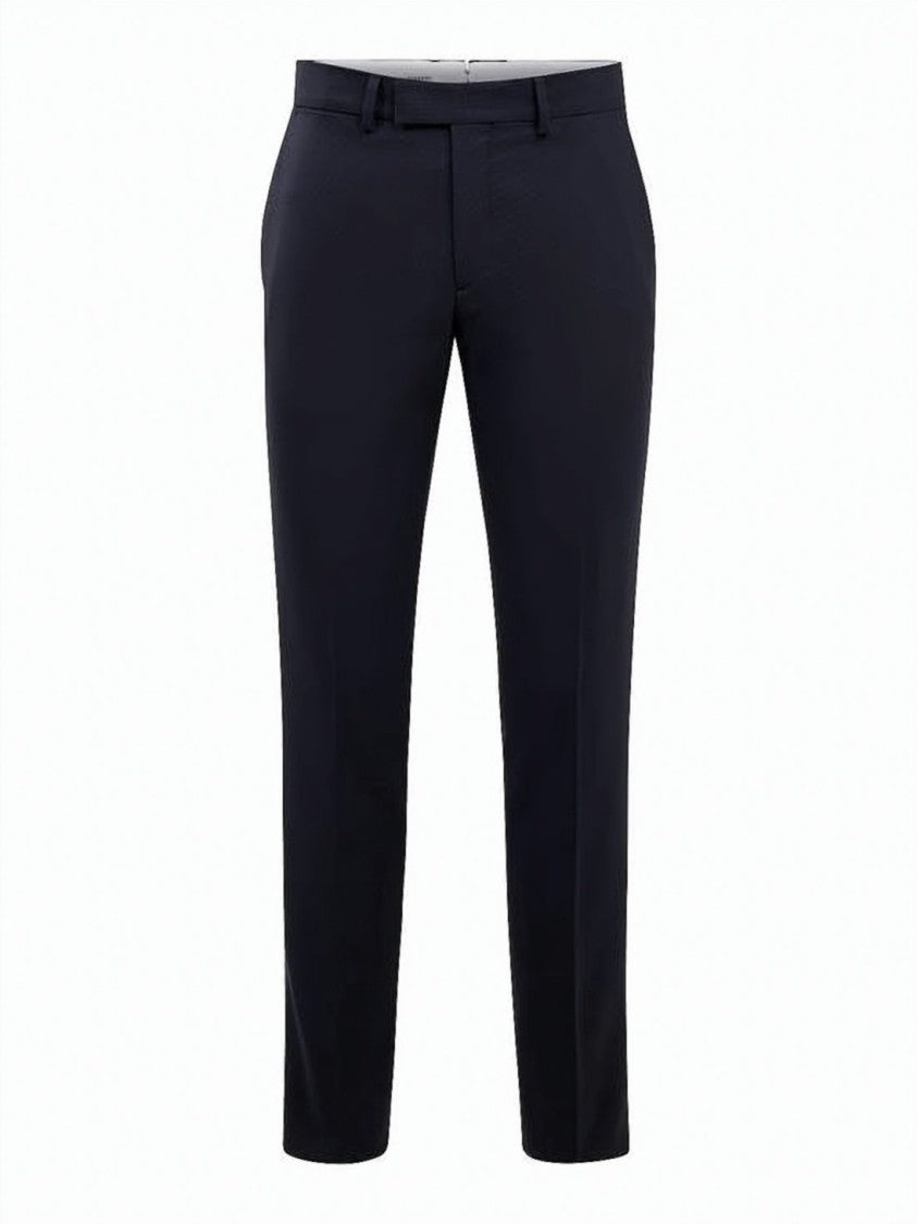 J Lindeberg Slim Fit Tailored Suit Pants With Mid-Rise Waist