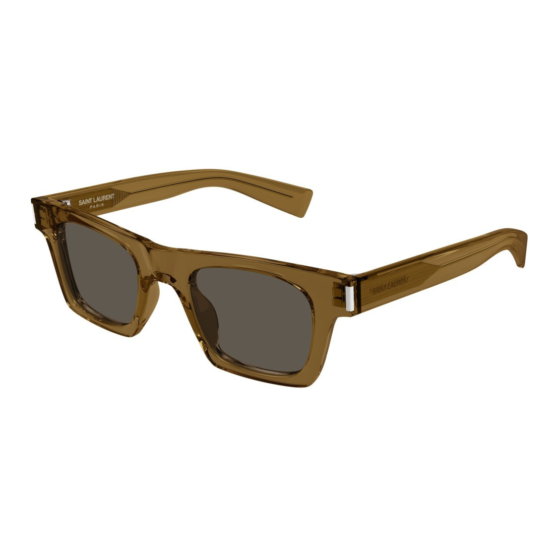 Saint Laurent Sl 719 Translucent Brown Square Sunglasses