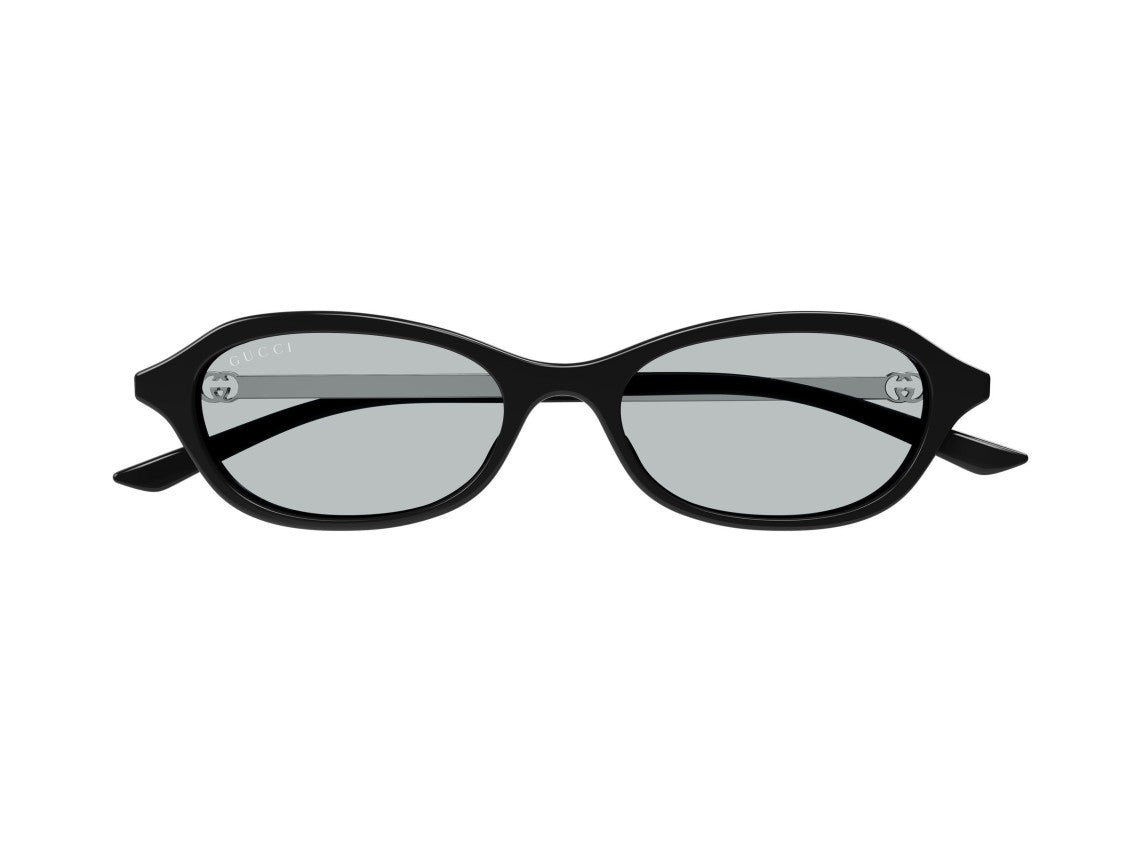 Gucci Black Gg2212s Rounded Acetate Sunglasses