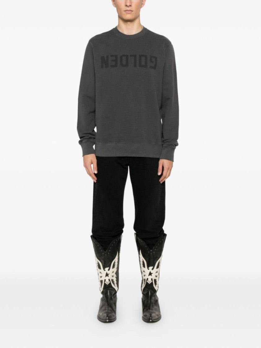Golden Goose Golden Regular Distressed Cotton Sweatshirt