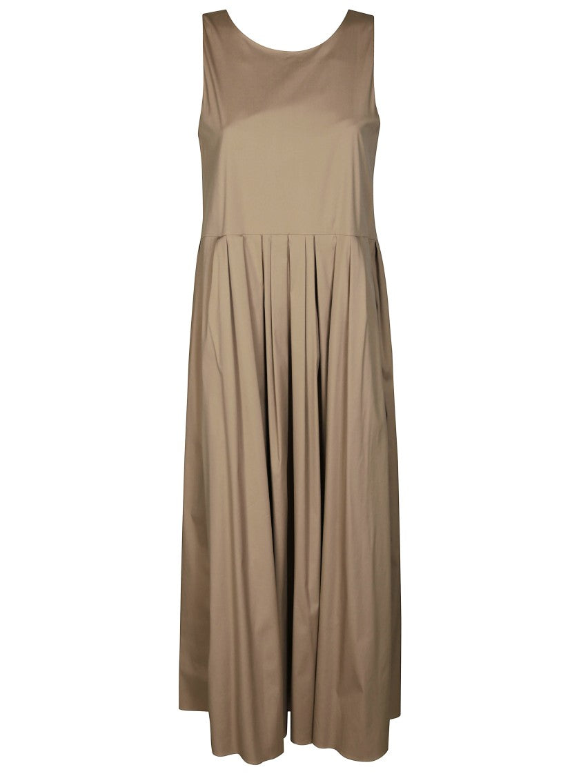 Max Mara Moira Camel Cotton Tank Dress