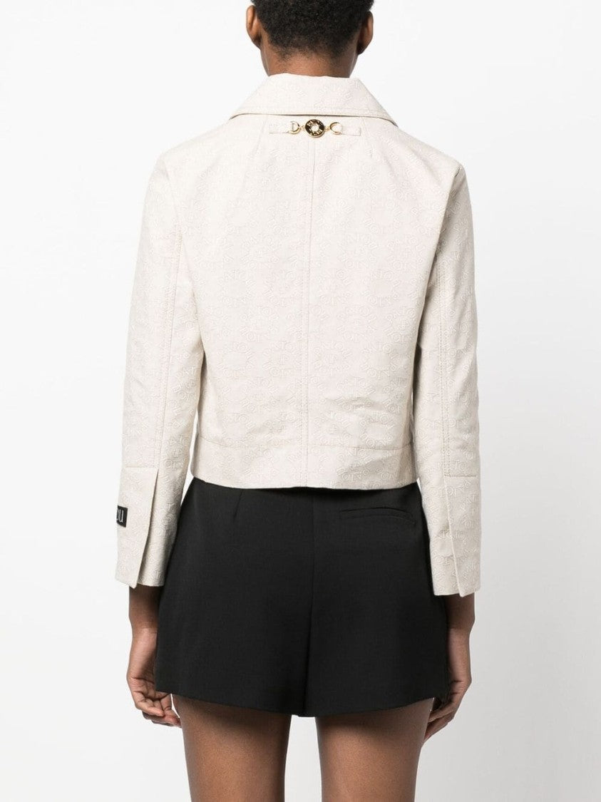 Patou Cropped Beige Tailored Jacket