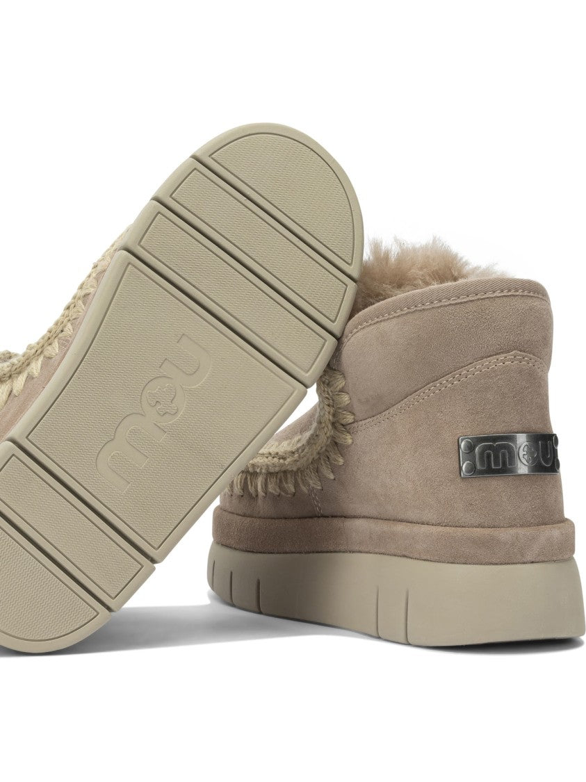 Mou Sheepskin Ankle Boots