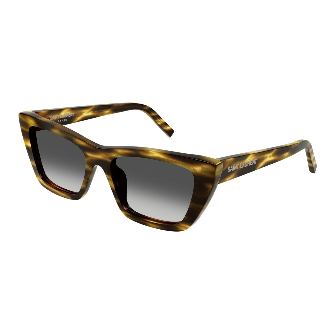 Saint Laurent Sl 276 Mica Oversized Tortoiseshell Square Sunglasses