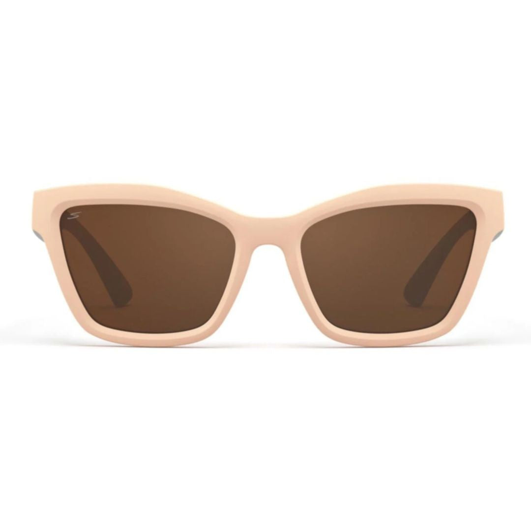 Serengeti Rolla Bold Square Frame Sunglasses With Tortoiseshell Arms