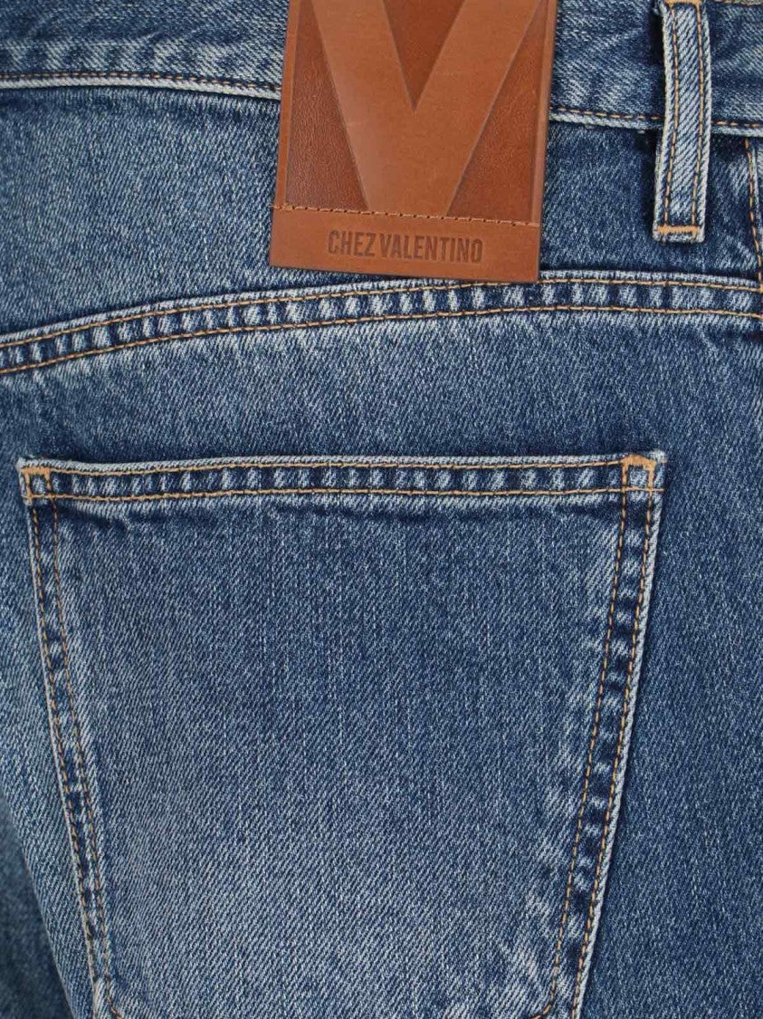 Valentino "Chez" Baggy Jeans – Blue