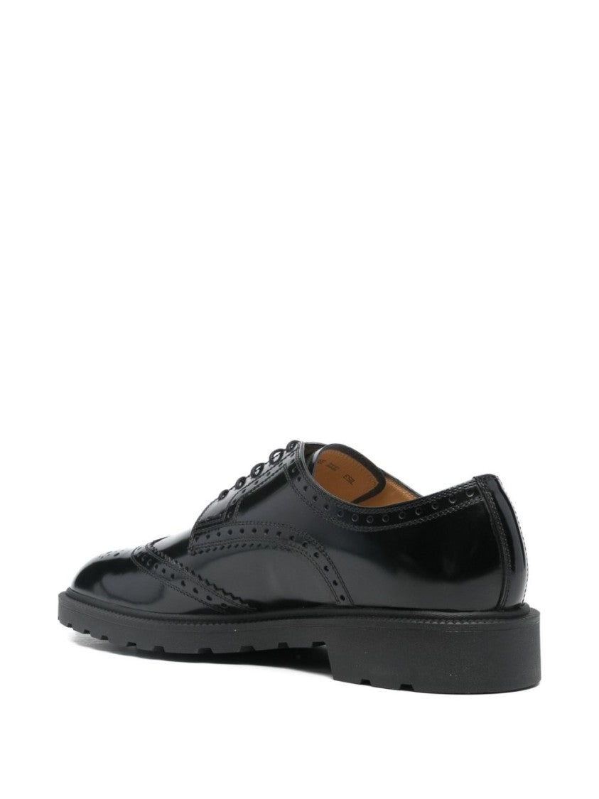 Bally Brogue Detail Lace-Up Flat Shoes