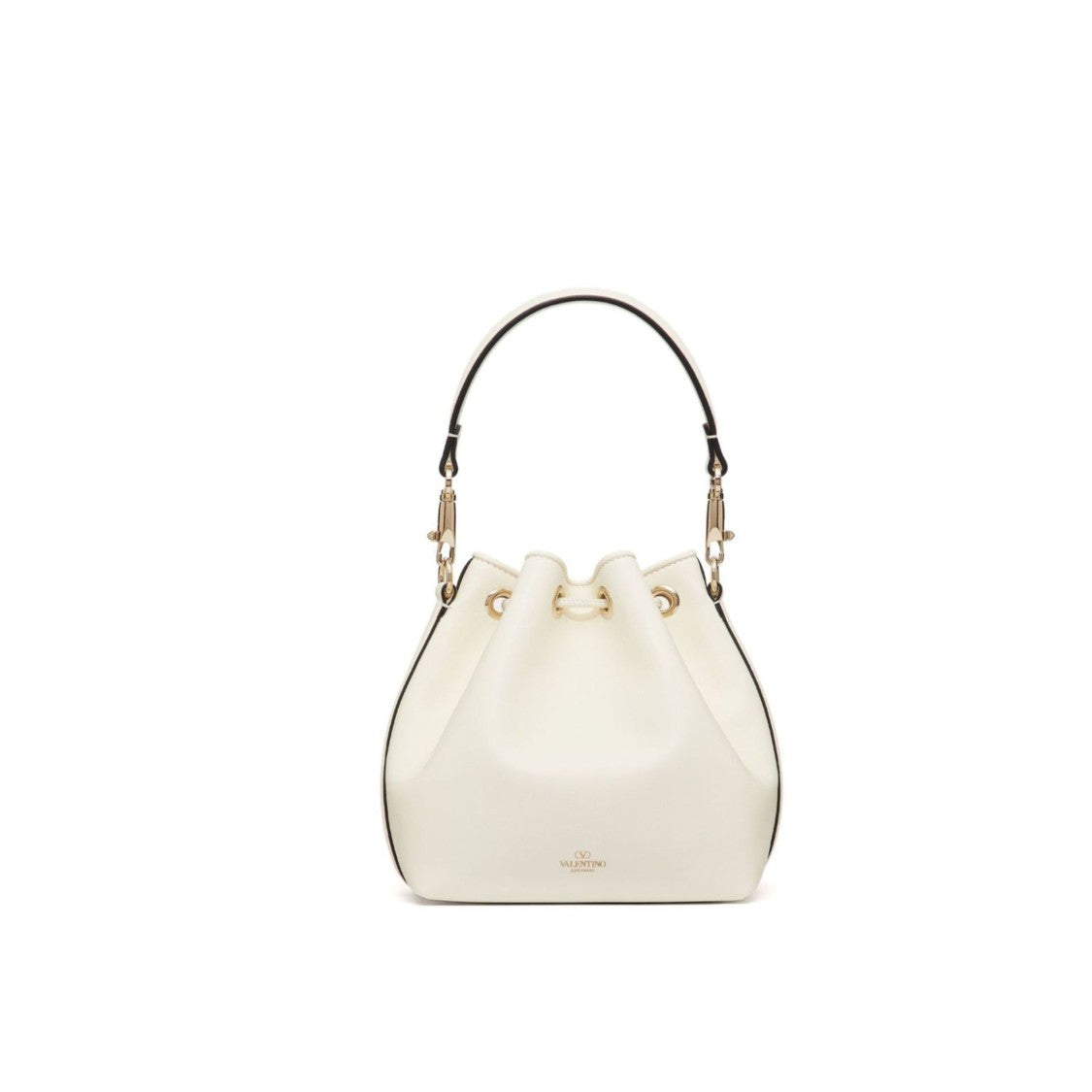 Valentino Garavani Locò Leather Bucket Bag