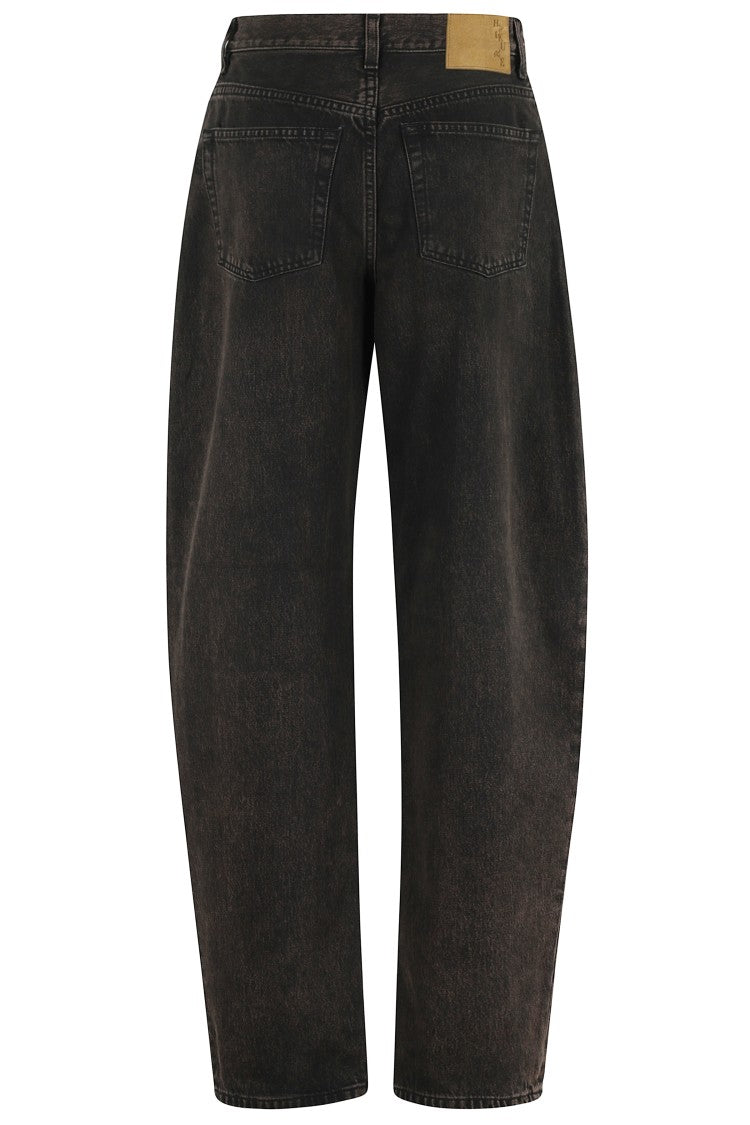 Haikure Relaxed-Fit High-Waist Jeans With Vintage Wash Effect