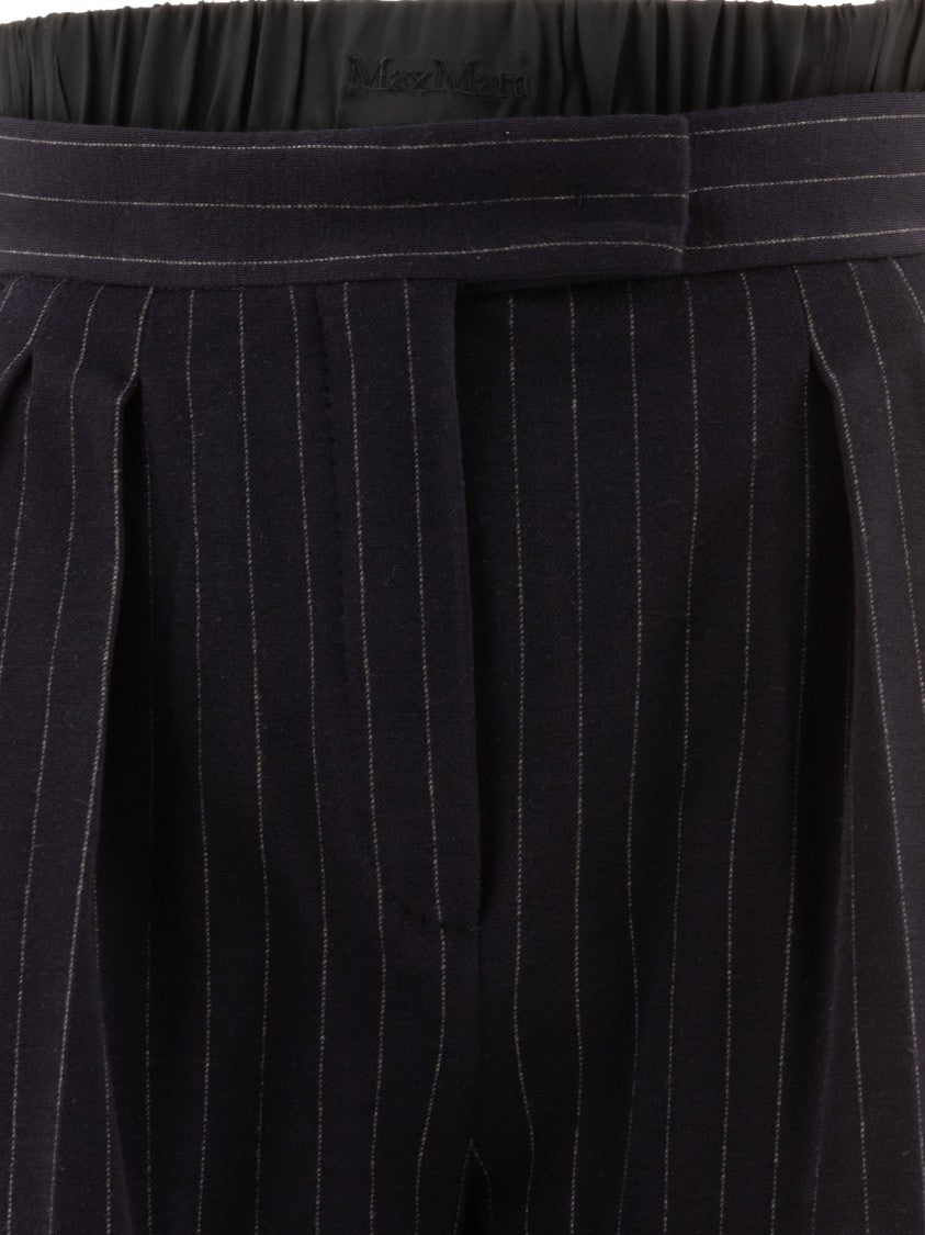 Max Mara "Piroghe" Pinstriped Trousers