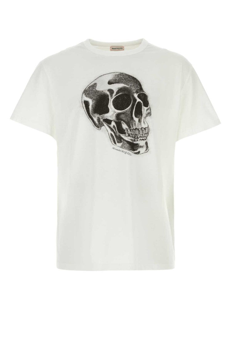 Alexander Mcqueen White Cotton T-Shirt