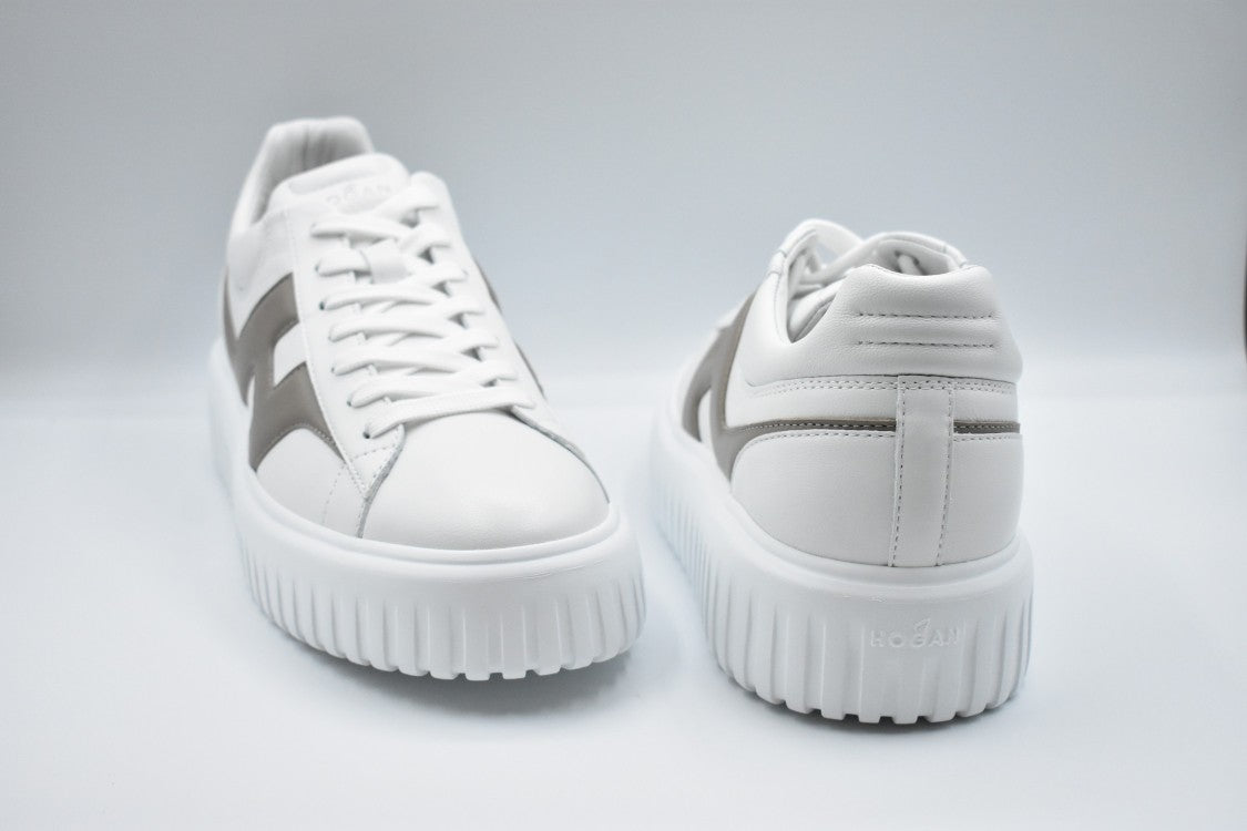 Hogan Sneakers In Tortora Gray With Chunky Sole