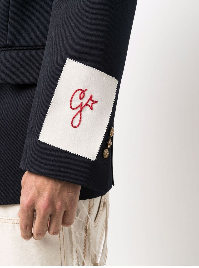 Golden Goose Double-Breasted Navy Jacket