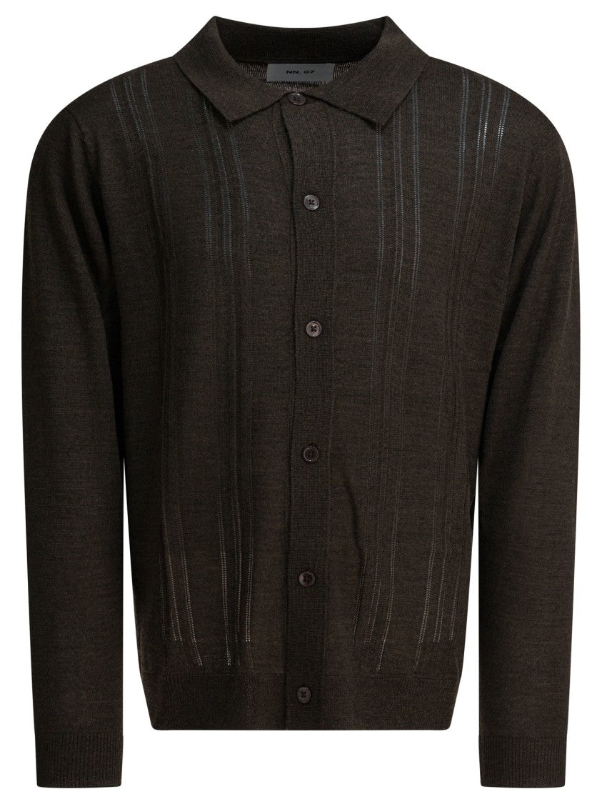 Nn.07 "Thor" Wool Blend Cardigan