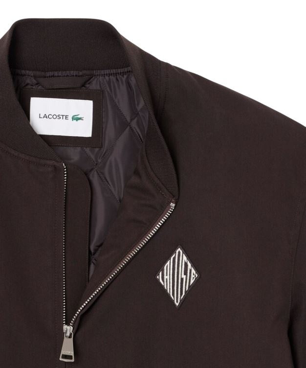 Lacoste Waterproof Padded Bomber Jacket
