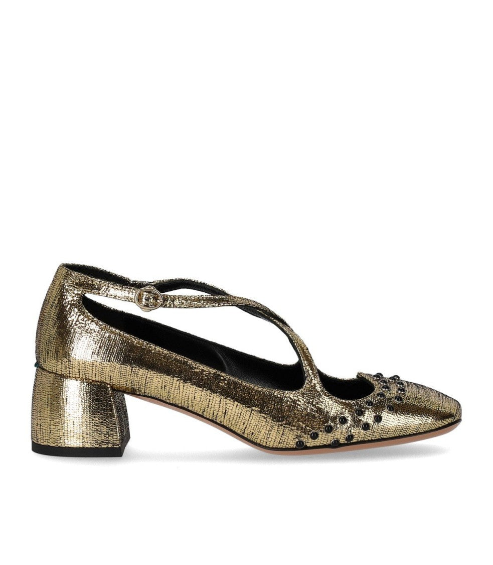 A. Bocca Two For Love Gold Pump