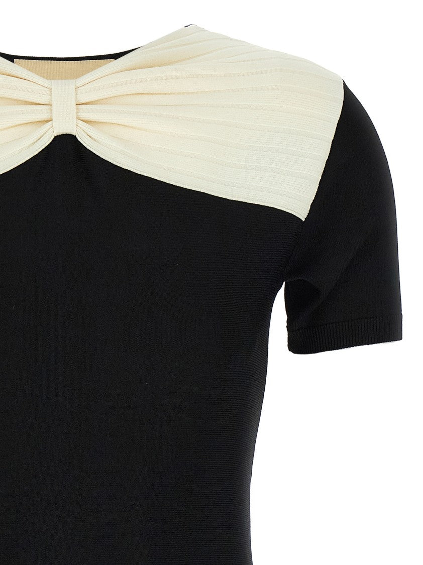 Valentino Garavani Hourglass Mini Dress With Bow Detail