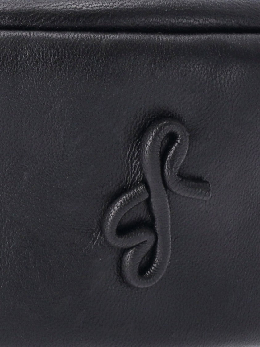 Ruslan Baginskiy Black Leather Baker Boy Hat