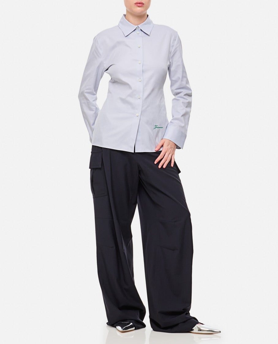 Jacquemus Tailored Light Blue Shirt