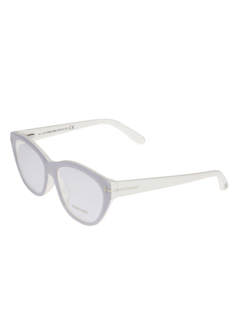 Tom Ford Ft4270 57020 Translucent Cat-Eye Eyeglasses