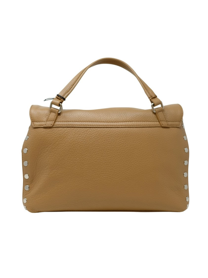 Zanellato Postina Daily Giorno S Cappuccino Leather Handbag