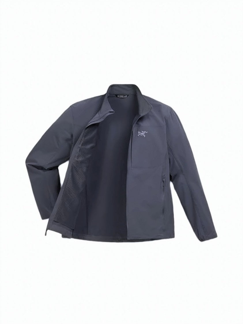 Arc'teryx Minimalist Grey Casual Jacket With High Collar