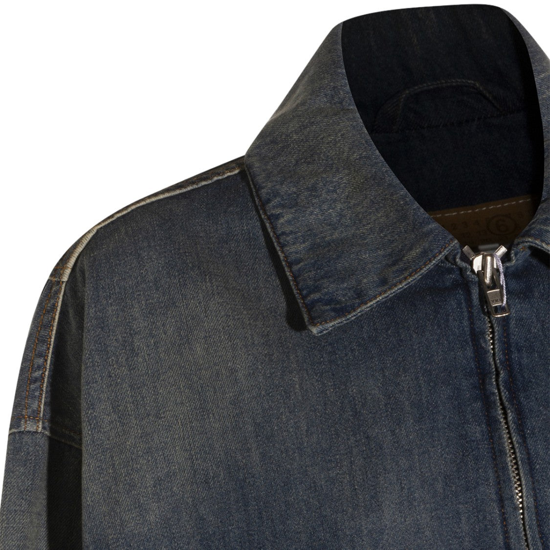 Mm6 By Maison Margiela Relaxed-Fit Vintage Denim Jacket