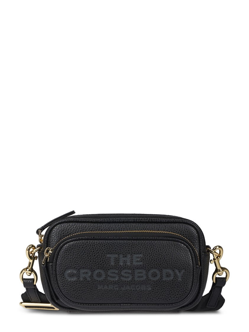Marc Jacobs Textured Leather Crossbody Bag With Gold-Tone Hardware