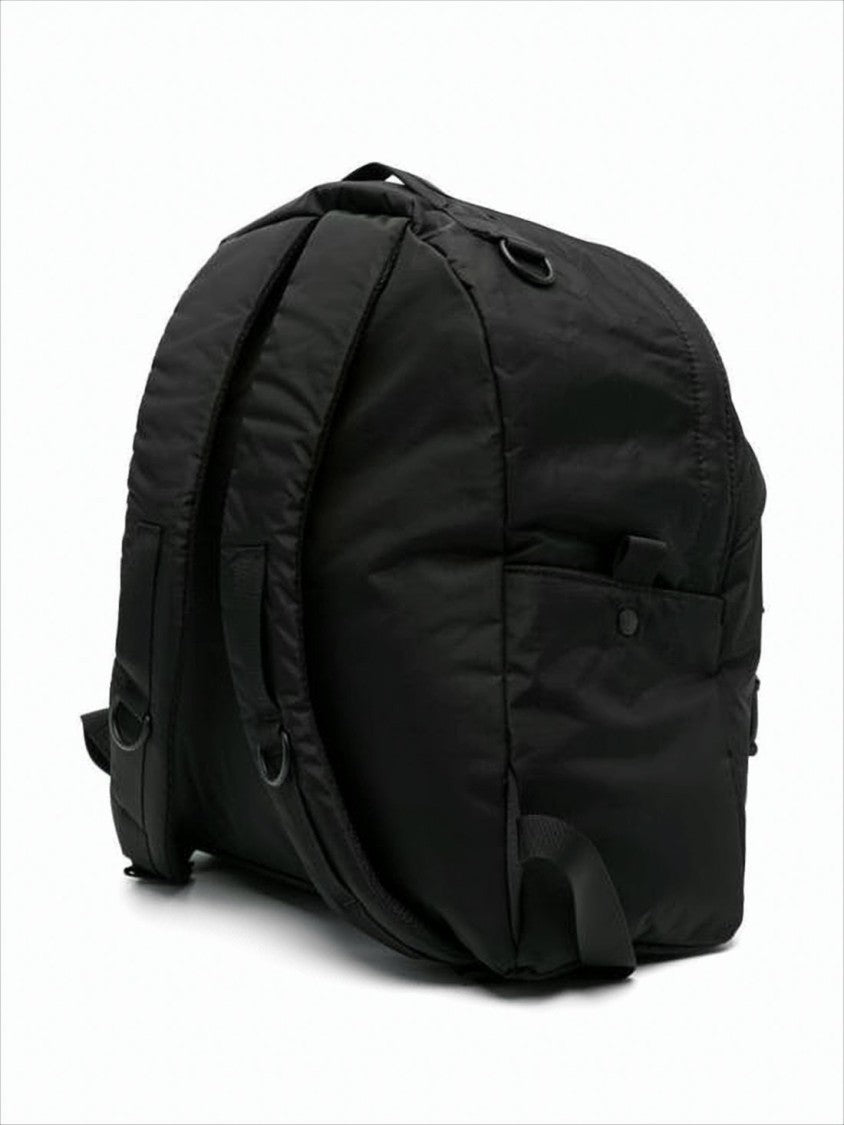 Porter Black Nylon Backpack With Spacious Compartment And Versatile Carrying Options