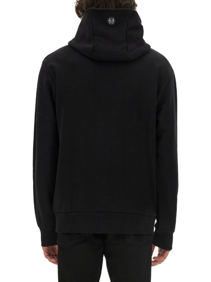 Philipp Plein Relaxed Fit Black Sweatshirt