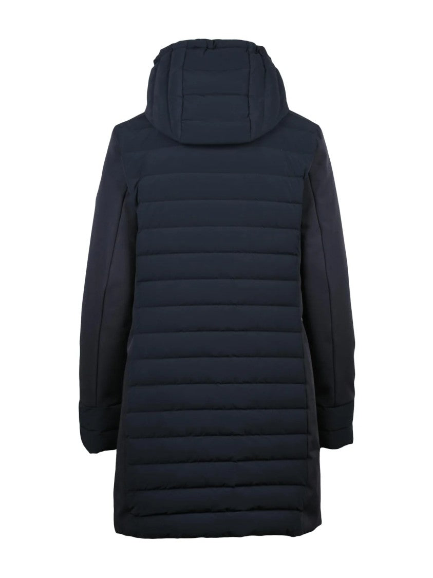 Hox Navy Blue Polyamide Down Jacket