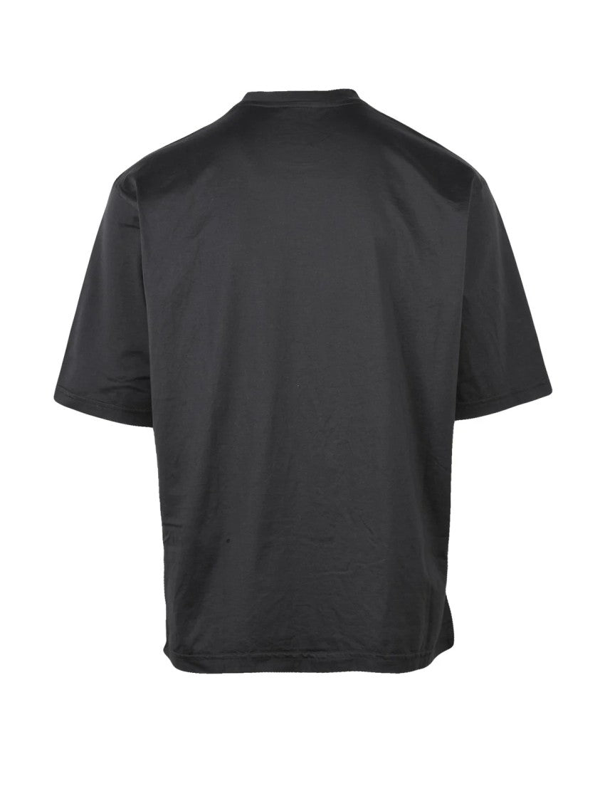 Hevo Essential Grey Cotton T-Shirt With Classic Crew Neckline