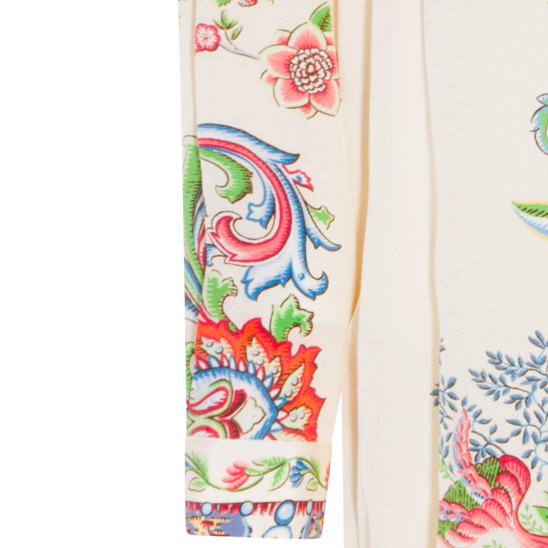 Etro Red Classic Shirt With Structured Collar