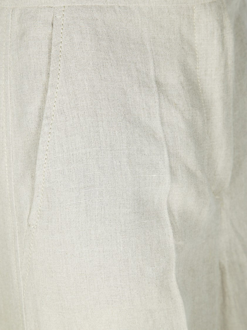 Max Mara Sequoia Linen Trousers
