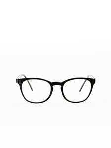 Hoffmann Sleek Grey Optical Frames With Refined Horn Material