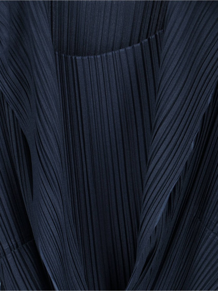 Giorgio Armani Pleated Twin-Set – Blue