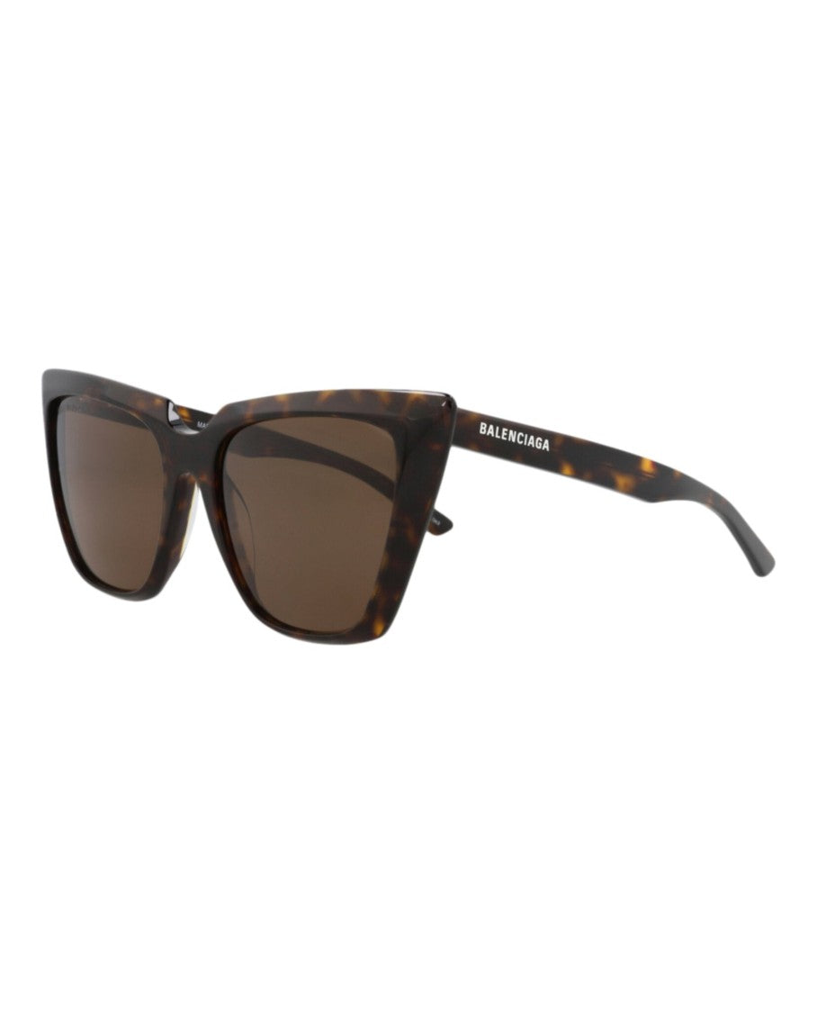 Balenciaga Cat Eye Sunglasses With Tortoiseshell Acetate Frame