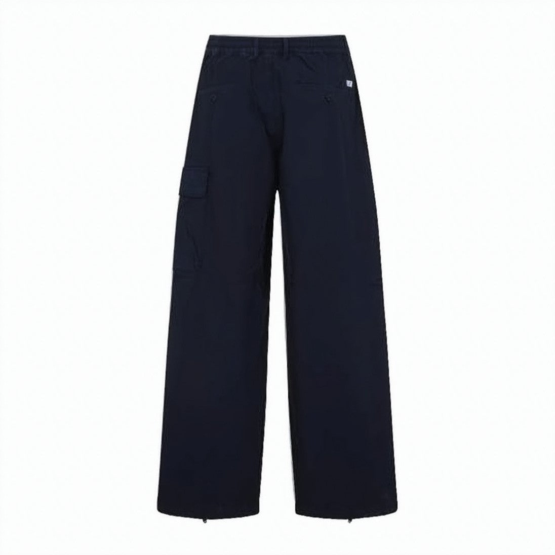 C.P. Company Wide-Leg Straight Pants With Distinct Circular Lens Detail