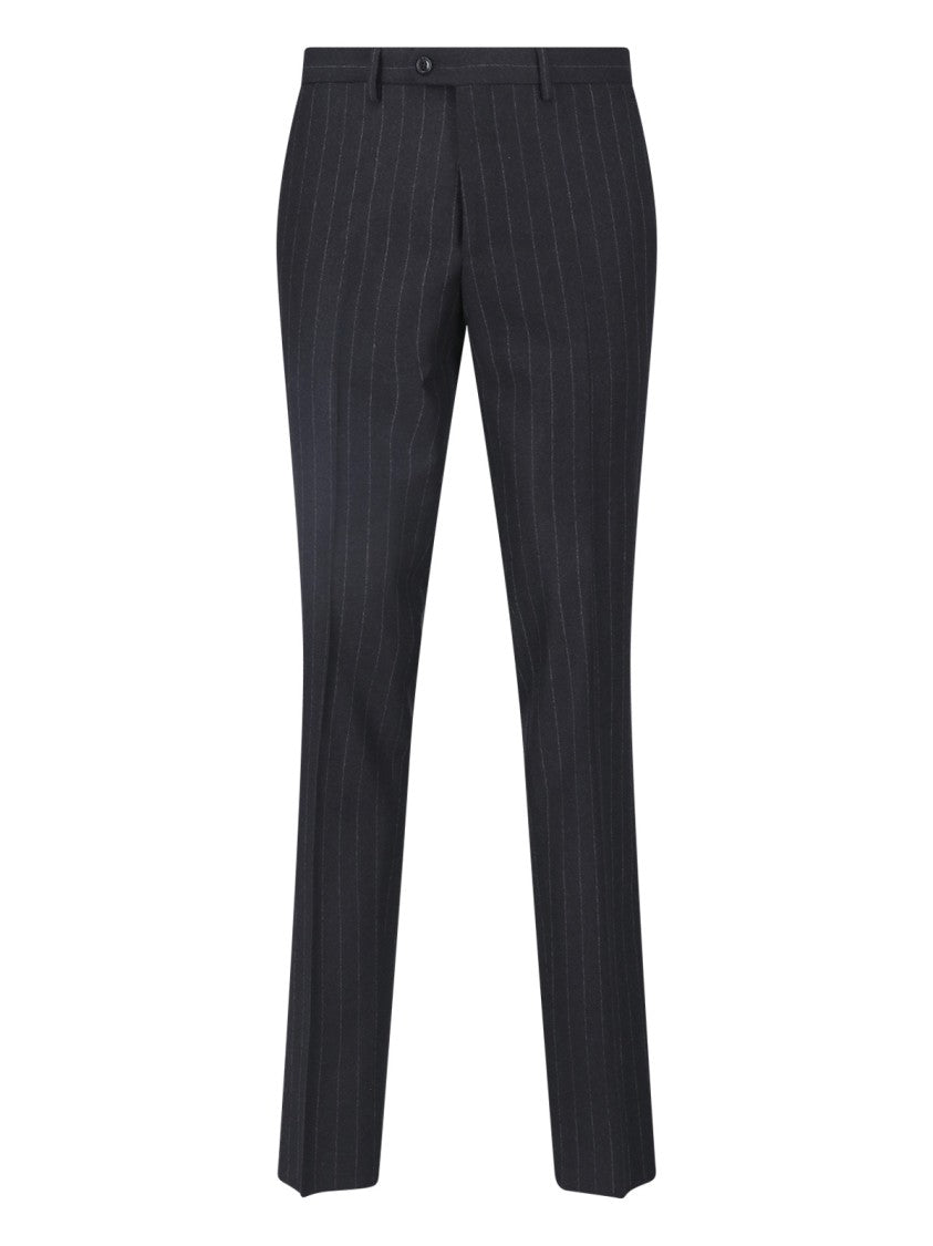 Tagliatore Grey Virgin Wool Single-Breasted Suit