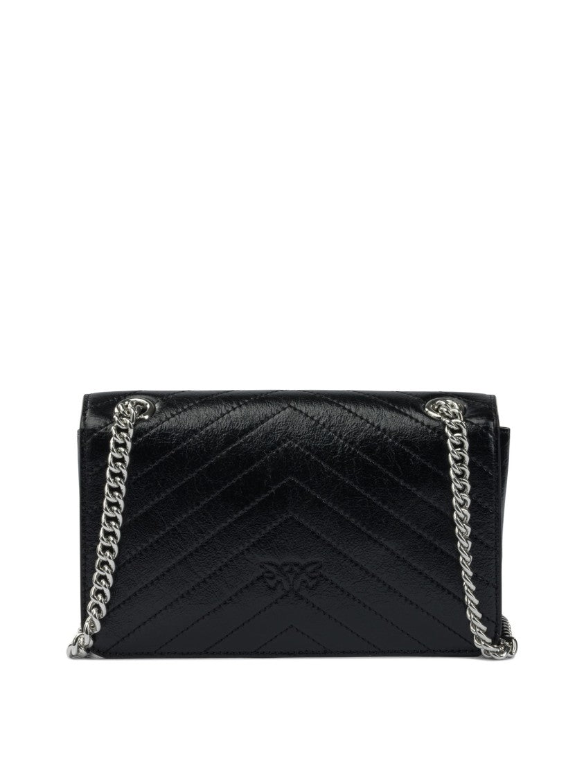 Pinko Leather Crossbody Bag