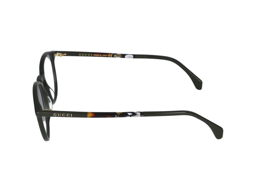Gucci Green Tortoiseshell Accents Translucent Eyeglasses