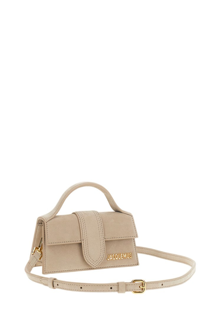 Jacquemus Beige Le Bambino Suede Shoulder Bag
