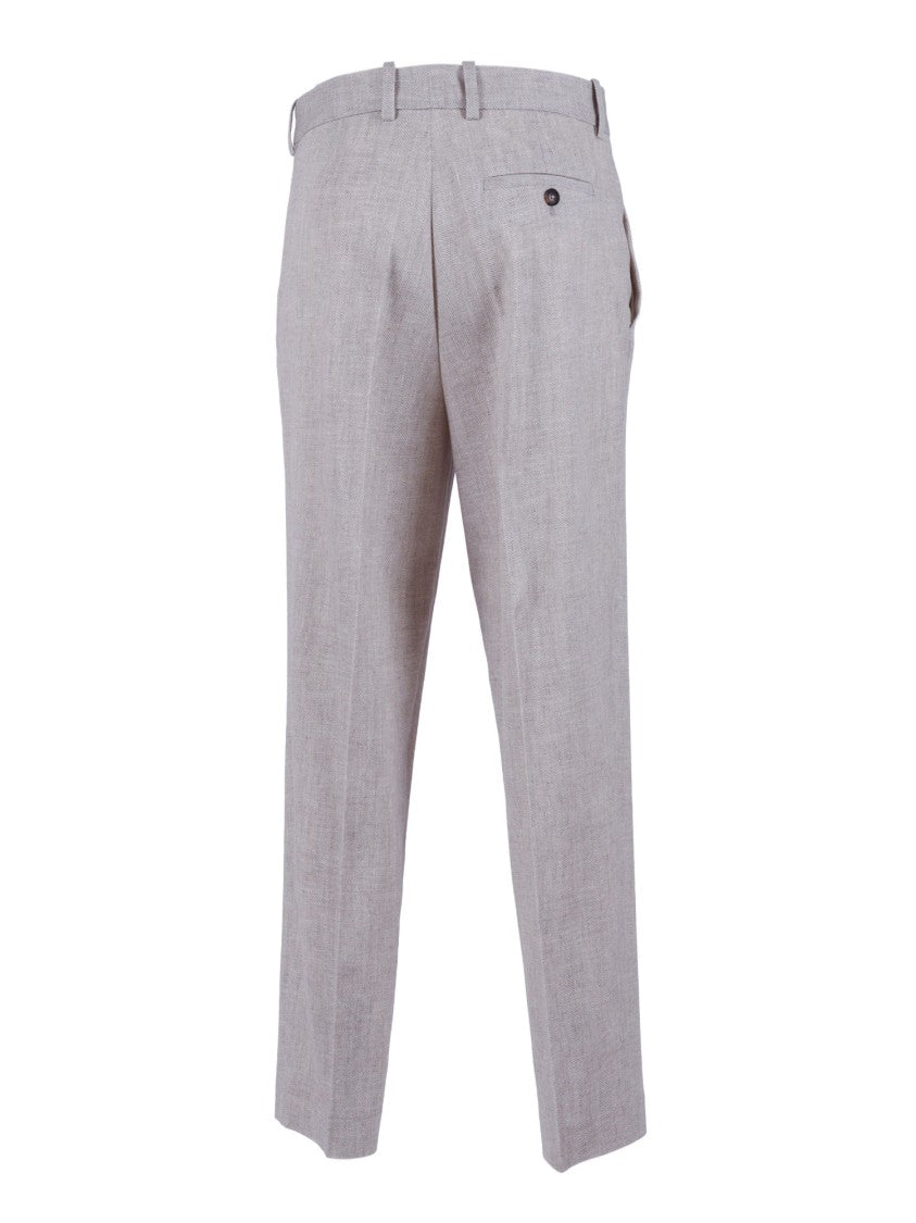 Circolo 1901 Carrot Herringbone Tapered Carrot Pants